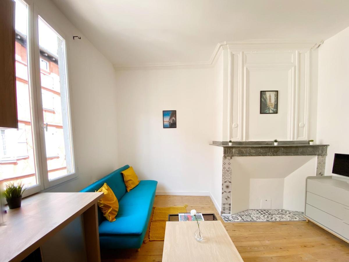 Hypercentre Toulouse 6 Joli Appartement Climatise Et Equipe Luaran gambar